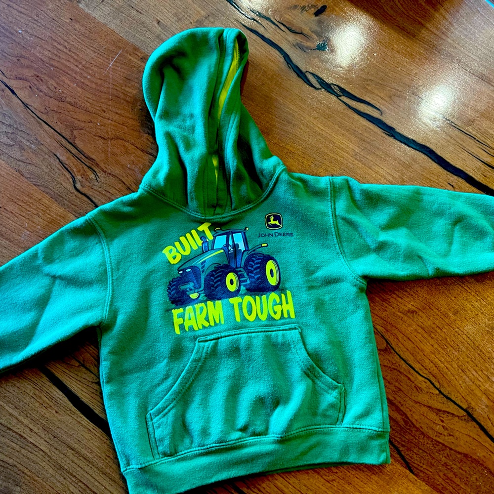 KIDS HOODIES - 3T - John Deere & Red